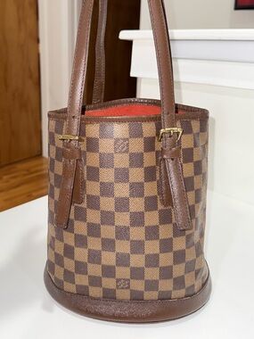 Louis Vuitton Damier Ebene PM Bucket Bag